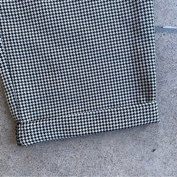Topshop baggy houndstooth women’s “men’swear” pleated trousers SZ 8 pockets - Picture 7 of 16